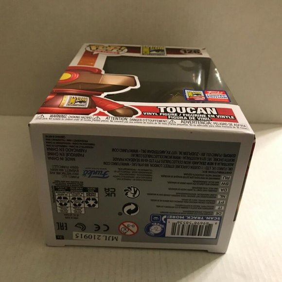 NEW 2021 SDCC Exclusive Red Robot Toucon Pop Figure #126 - Picture 8 of 8